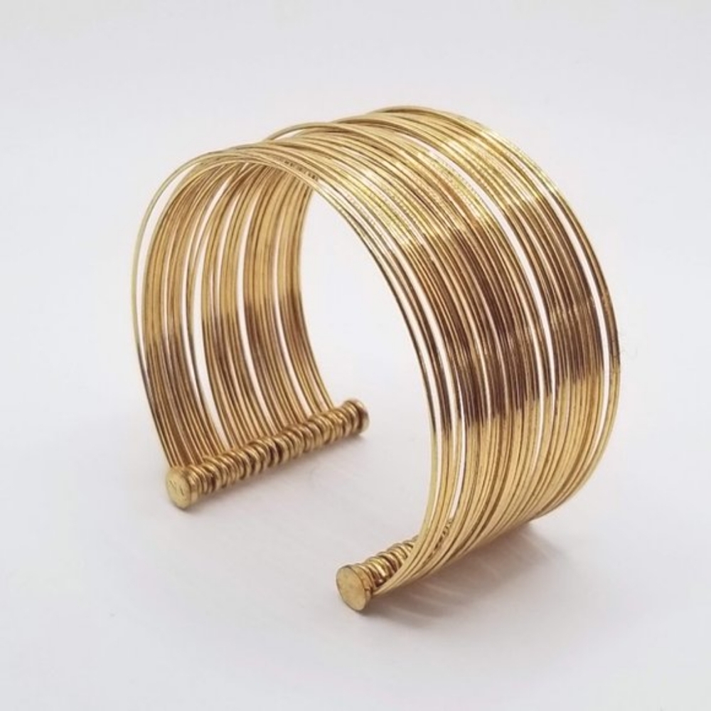 Anne Klein Multi Wire Cuff Statement Bracelet - image 4